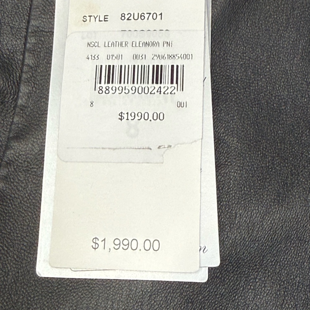 Ralph Lauren Purple Label Women The Lambskin Side-Zip Pant Leggings Made In USA - Picture 8 of 16